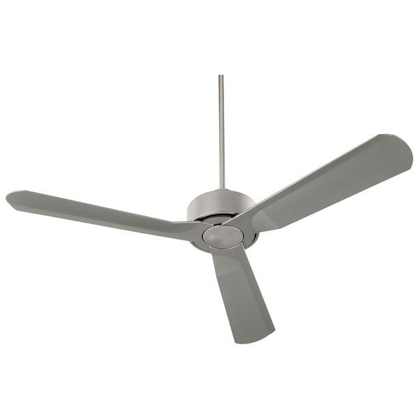 Solis Satin Nickel 52-Inch Indoor Outdoor Ceiling Fan, image 1