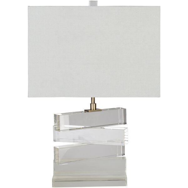 Surrey Clear One-Light Table Lamp, image 1
