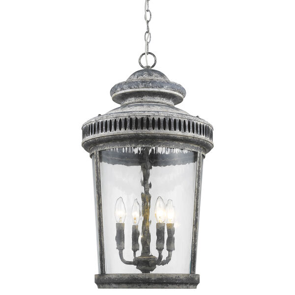Kingston Antique Lead 15-Inch Four-Light Indoor Lantern, image 2