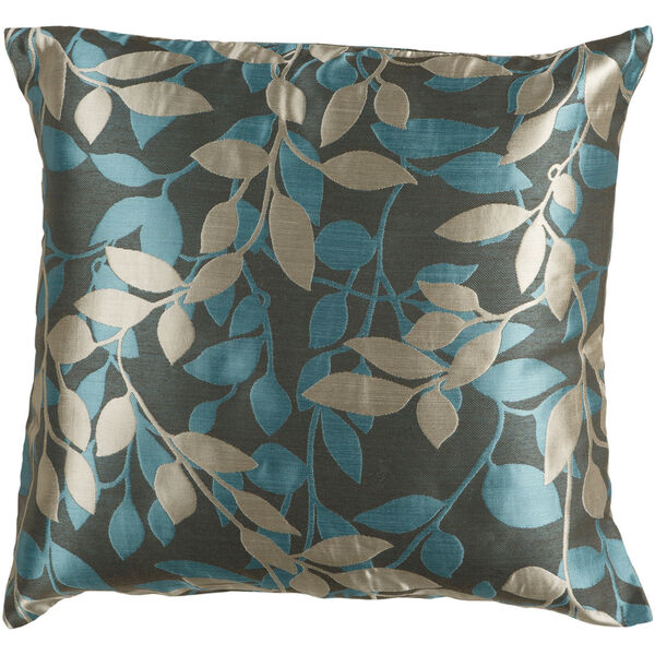Wind Chime Green and Blue 22-Inch Pillow Cover, image 1
