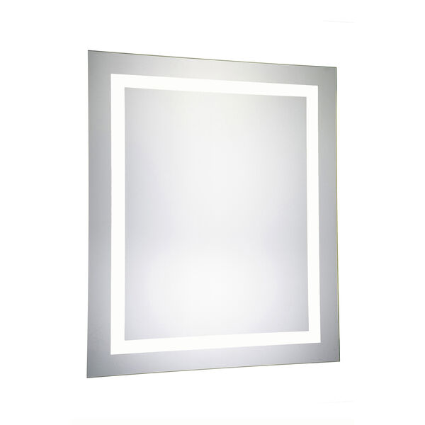 Nova Glossy Frosted White 32-Inch LED Mirror 5000K, image 1
