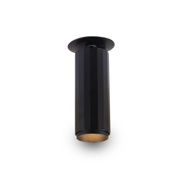 Orbit Black Seven-Inch Adjustable LED Flush Mounted Spotlight, image 2