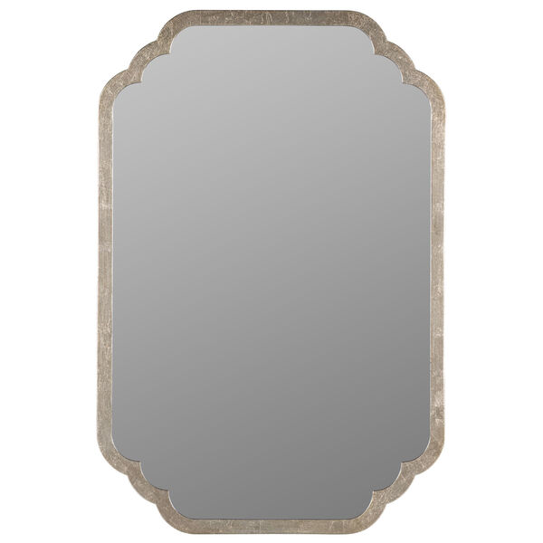 Carol Silver Leaf 36 x 24-Inch Wall Mirror, image 3