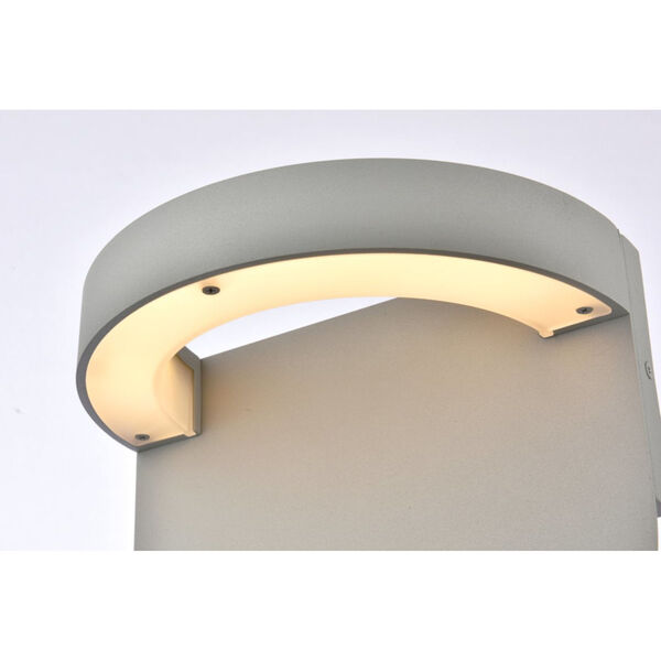 Raine Silver 300 Lumens 10-Light LED Outdoor Wall Sconce, image 3