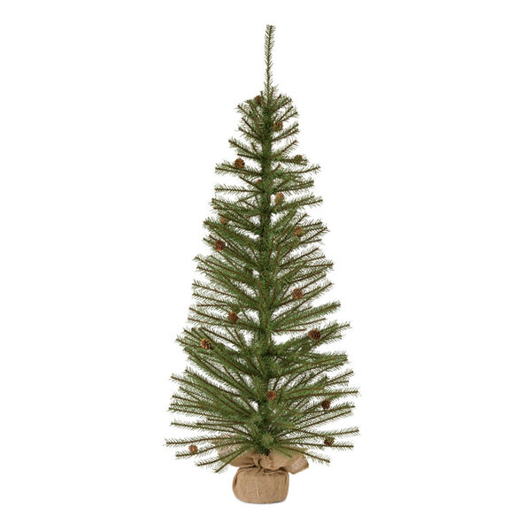 Green PVC Metal Pine Tree, image 1