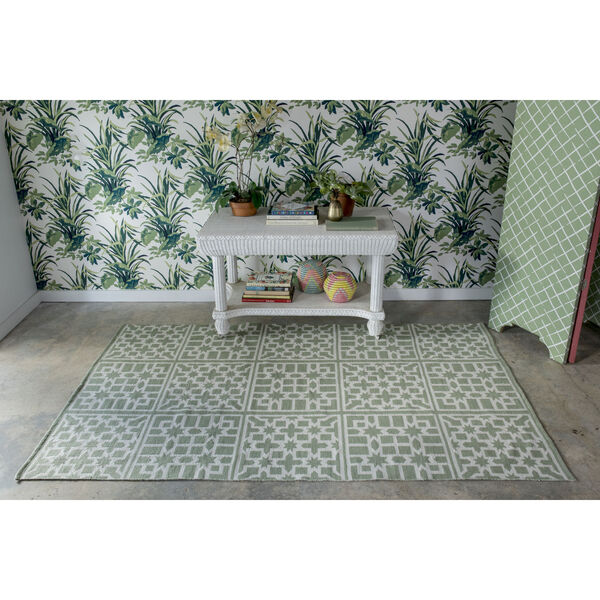 Palm Beach Lake Trail Green Indoor/Outdoor Rug, image 2