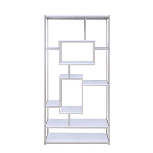 Alize White Bookcase, image 2
