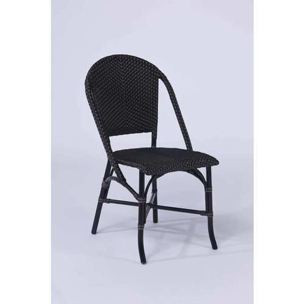 Sofie Black Outdoor Dining Side Chair, image 4