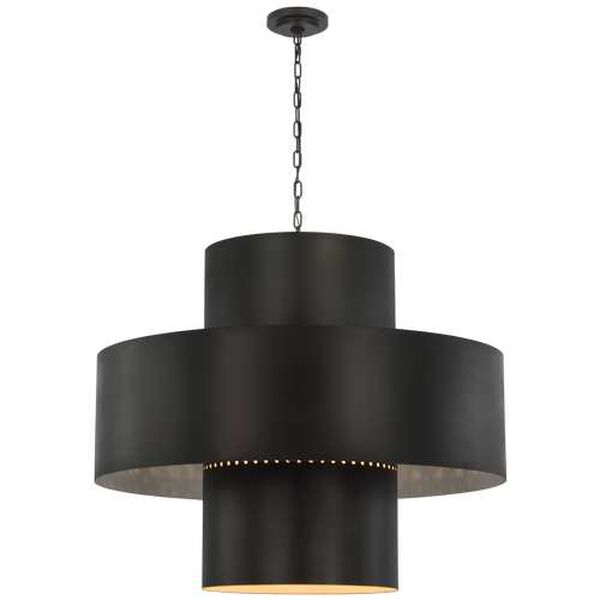 Chalmette 38-Inch Eight-Light Layered Pendant by Julie Neill, image 1