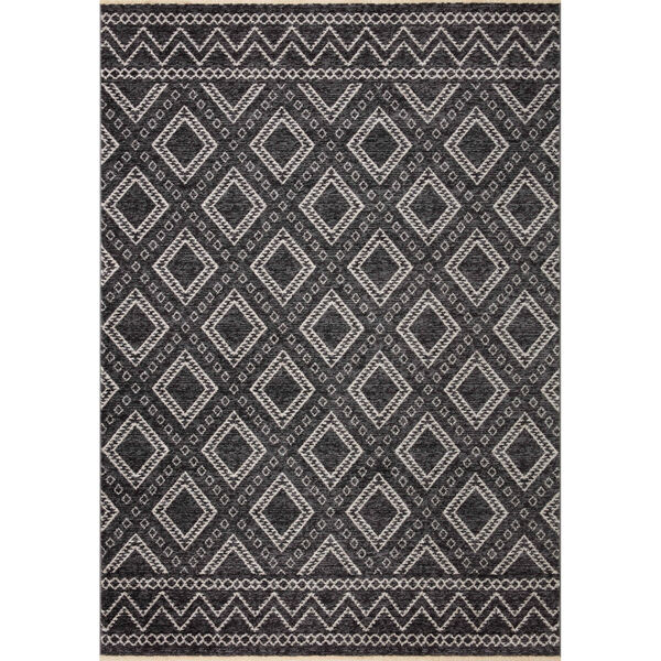 Vance Dove and Charcoal Patterned Area Rug, image 1