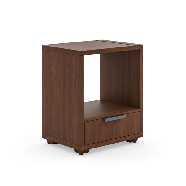 Merge Brown Queen Bed with Nightstand, Two-Piece, image 3