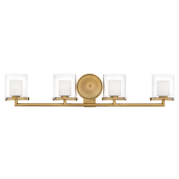 Rixon Heritage Brass Four-Light LED Bath Vanity, image 1
