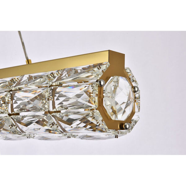 Valetta Gold Integrated LED Linear Mini Pendant, image 5