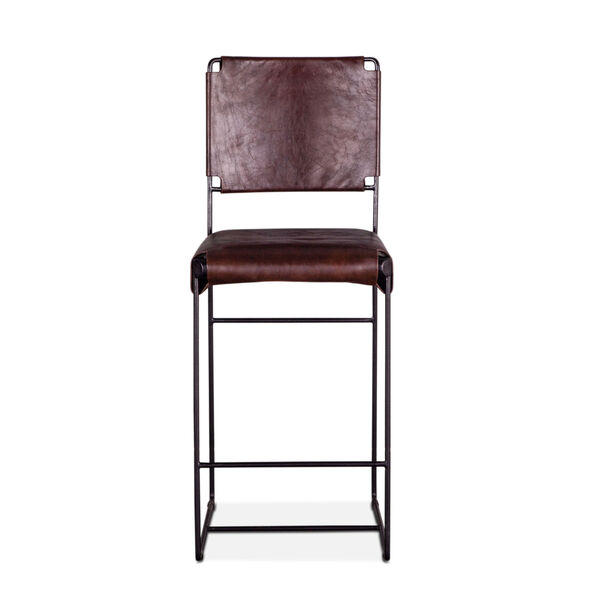 Melbourne Dark Brown and Black Counter Chair, image 1