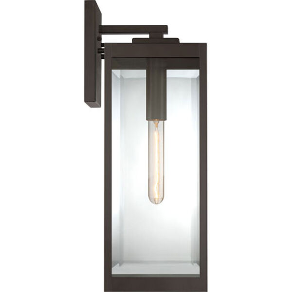 Pax Bronze 20-Inch One-Light Outdoor Lantern with Beveled Glass, image 4