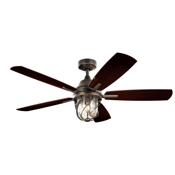 Lydra Olde Bronze 52-Inch Integrated LED Ceiling Fan, image 1