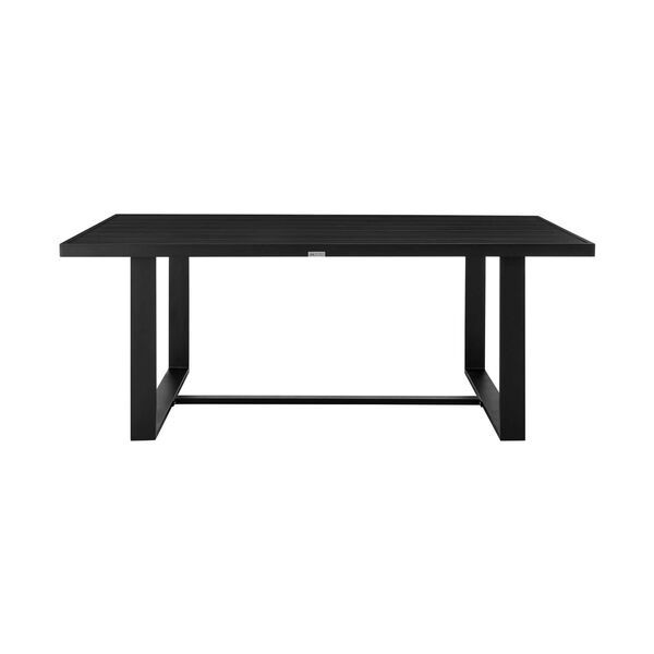 Felicia Black Outdoor Dining Table, image 2