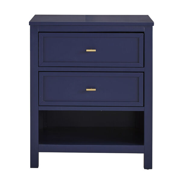 Shayna Blue Two-Drawer Nightstand, image 2
