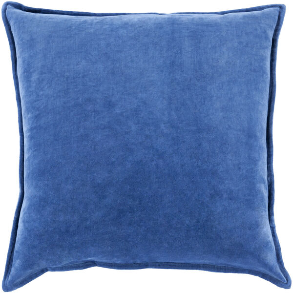 Ava Grace Cobalt 22-Inch Pillow with Down Fill, image 1