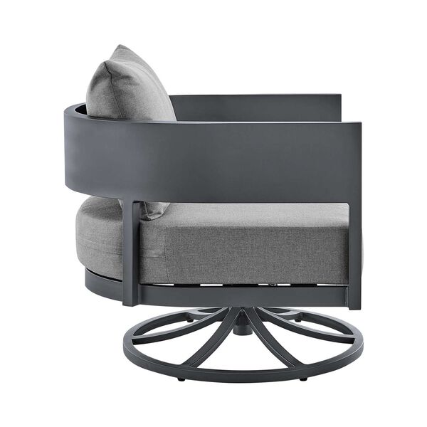 Argiope Dark Grey Outdoor Swivel Chair, image 3