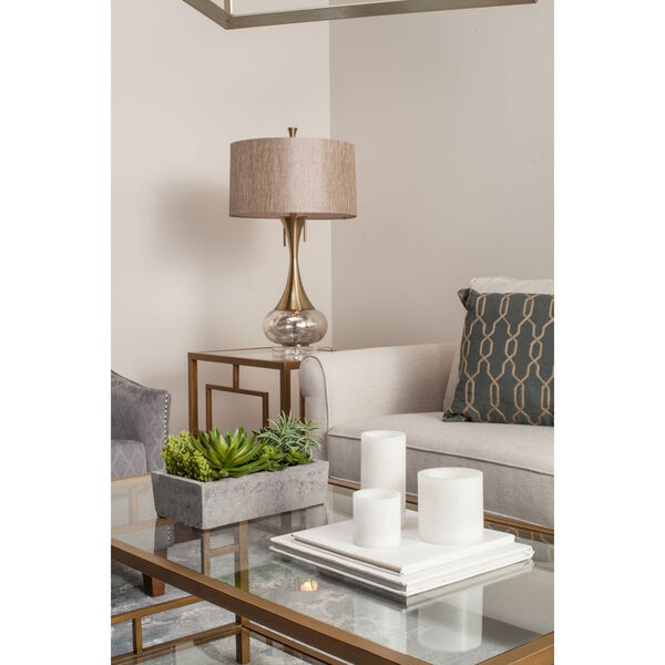 Linden Silver Two Light Table Lamp, image 4