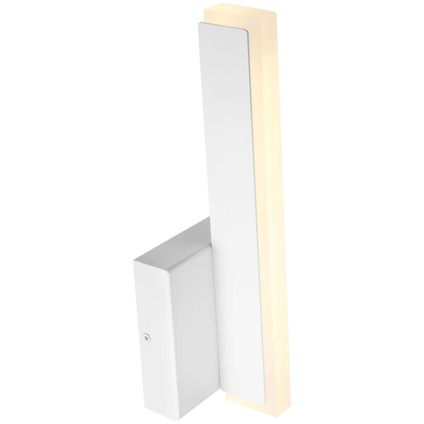Illume White Rectangular Intergrated LED Wall Sconce, image 6