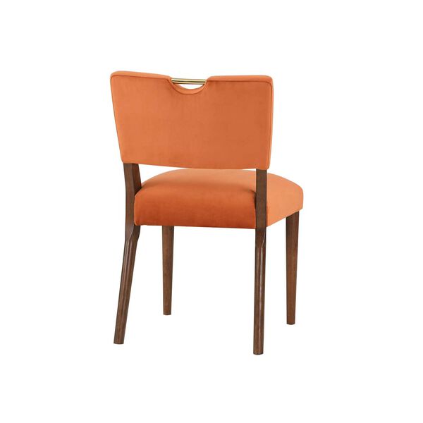 Bonito Burnt Orange and Walnut Dining Chair, Set of 2, image 5