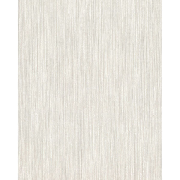 Candice Olson Terrain White and Off White Tuck Stripe Wallpaper - SAMPLE SWATCH ONLY, image 1