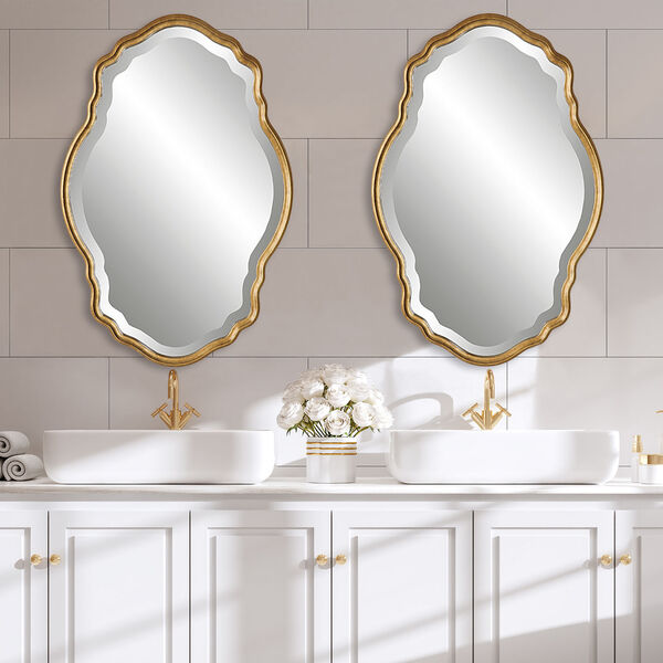 Aster Gold Framed Wall Mirror, image 4