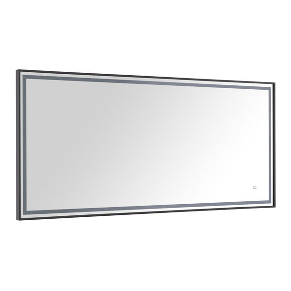 Matte Black 59-Inch LED Mirror, image 3