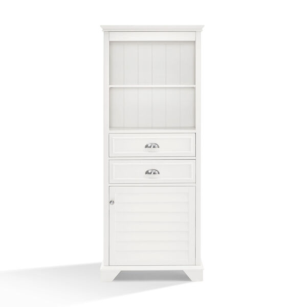 Lydia White Tall Cabinet, image 1