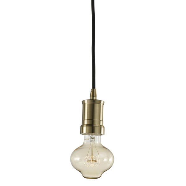 Warm Gold Nostalgic BT27 Standard Base Amber 130 Lumens Bulb Pendant, image 1