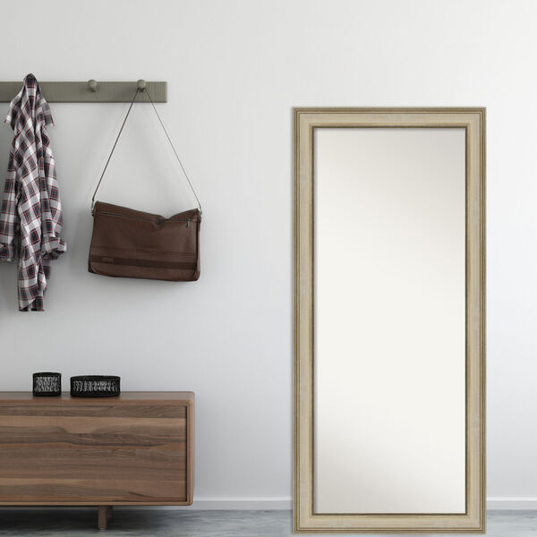 Colonial Gold 30W X 66H-Inch Full Length Floor Leaner Mirror, image 5