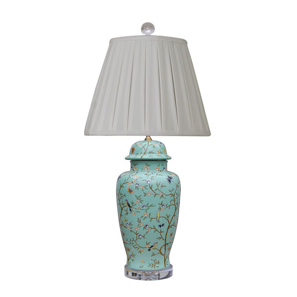 Porcelain Multicolored 31-Inch One-Light Table Lamp, image 1