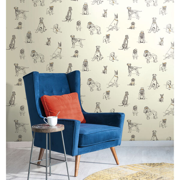 Ashford Toiles Dogs Life Removable Wallpaper, image 2
