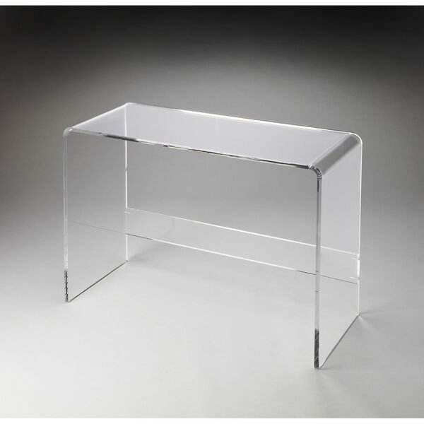 Crystal Clear Acrylic Console Table, image 1