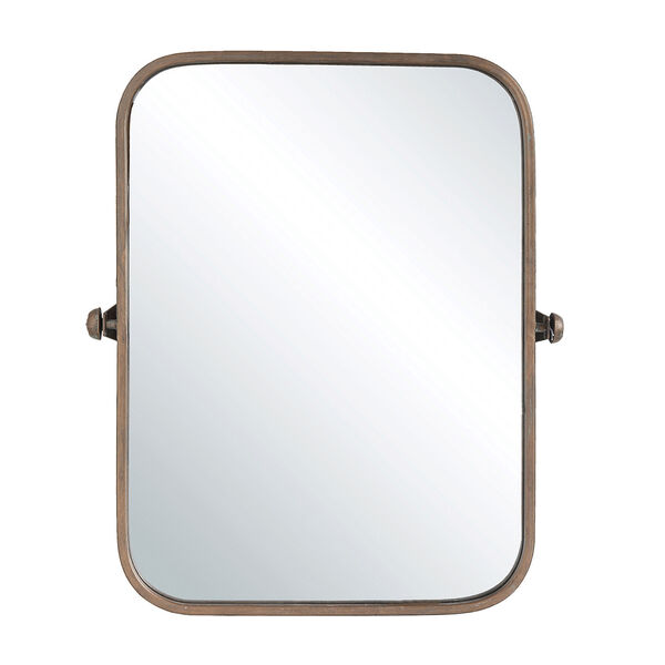 Sonoma Metal Framed Pivoting Wall Mirror with Copper Finish, image 1