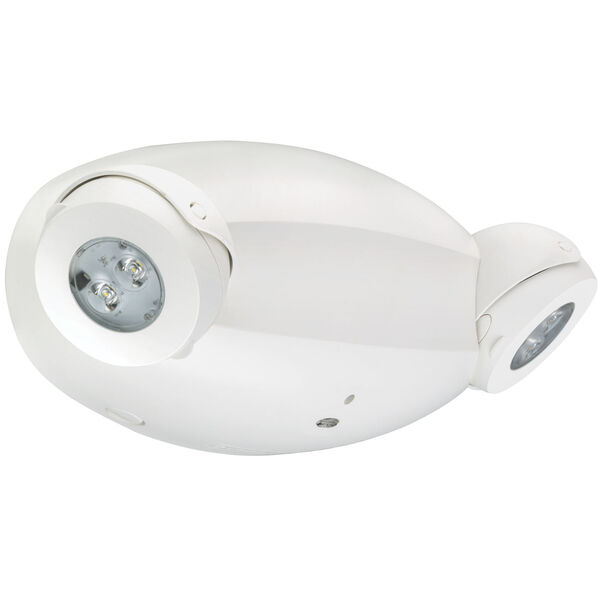 White 640 LM 50K 2-Light Emergency LED Light, image 3