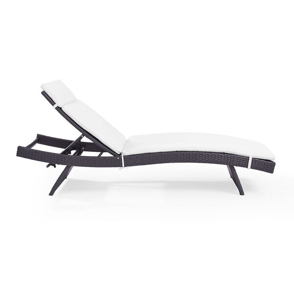 Biscayne Chaise Lounge With White Cushion, image 4