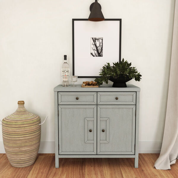Imperial Gray Console Cabinet, image 1