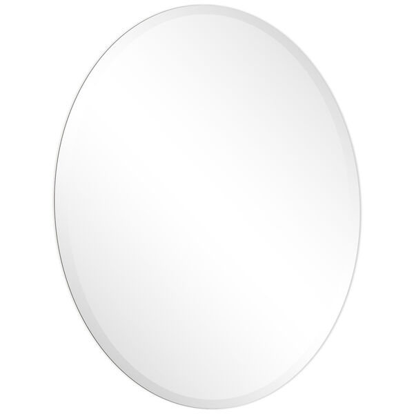Frameless Clear 30 x 30-Inch Round Wall Mirror, image 2