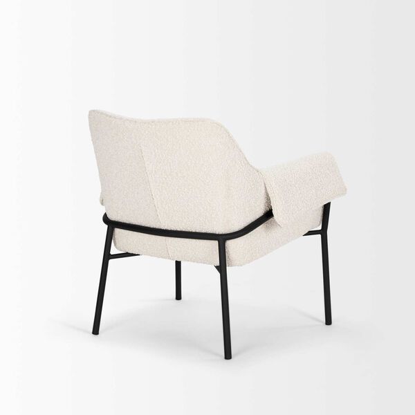 Brently Cream With Boucle Fabric Accent Chair, image 5