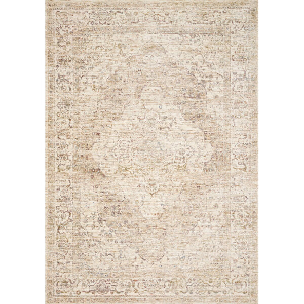 Revere Ivory with Berry Rectangle: 7 Ft. 1 x 10 Ft. Rug, image 1