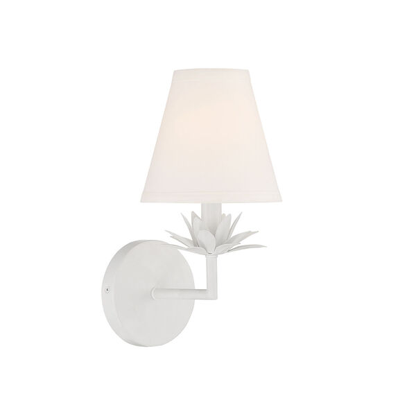 Lowry White Six-Inch One-Light Wall Sconce, image 1
