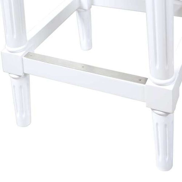 Manchester Alabaster White 27-Inch Counter Stool, image 6