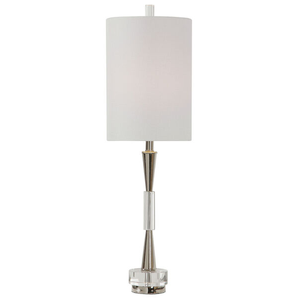Azaria Polished Nickel 1-Light Buffet Lamp, image 7