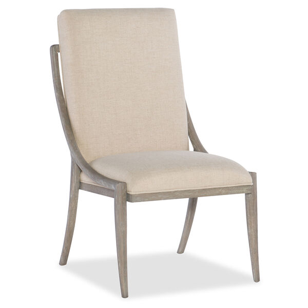 Affinity Gray Slope Side Chair, image 1
