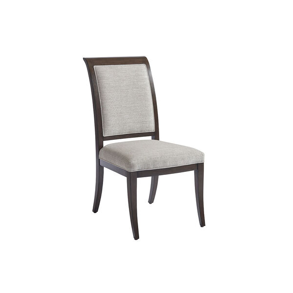 Brentwood Gray and Brown Kathryn Upholstered Side Chair, image 1
