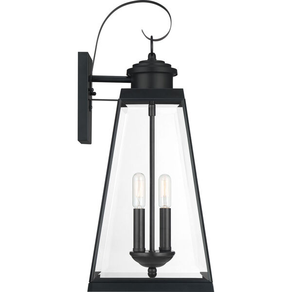 Paxton Matte Black Nine-Inch Two-Light Outdoor Wall Sconce, image 5