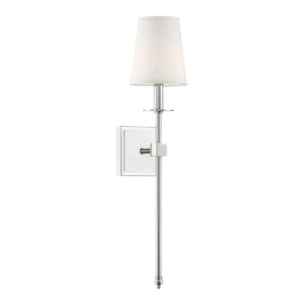 Linden Polished Nickel Five-Inch One-Light Wall Sconce, image 1